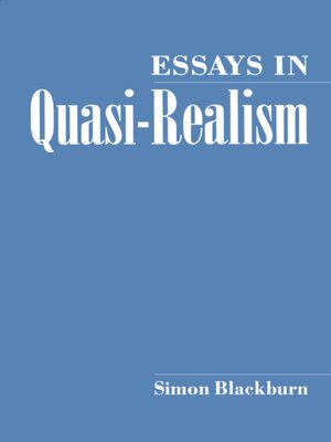 cover image of Essays in Quasi-Realism